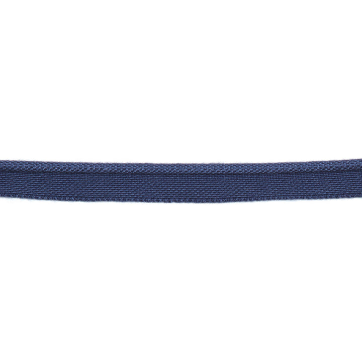Versailles 1/8" Piping Woven Lip Cord Navy by Europatex Designer Fabric Versailles 64% Rayon, 36% Cotton 0.13 inches - Swanky Fabrics -