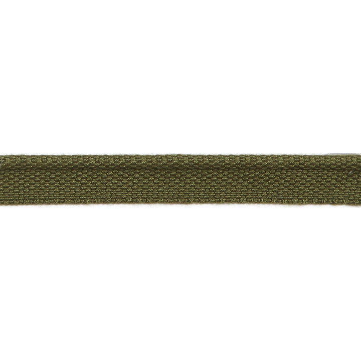 Versailles 1/8" Piping Woven Lip Cord Olive by Europatex Designer Fabric Versailles 64% Rayon, 36% Cotton 0.13 inches - Swanky Fabrics -