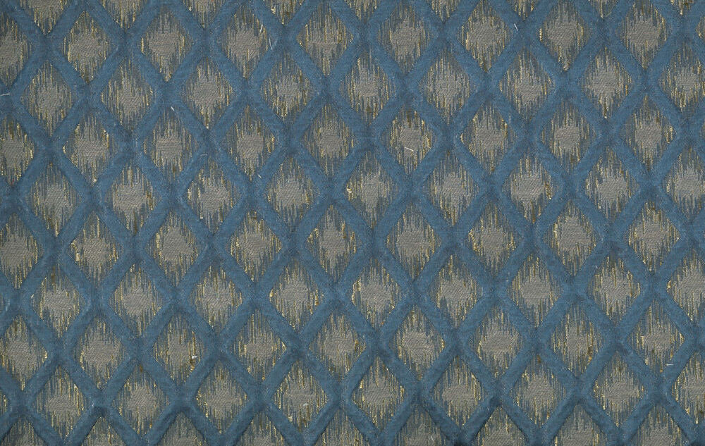 Xavier Riviera by Norbar Designer Fabric PARAMOUNT 43% POLYESTER 32% LINEN CHINA 2"V 1 1/2"H 57 - Swanky Fabrics -