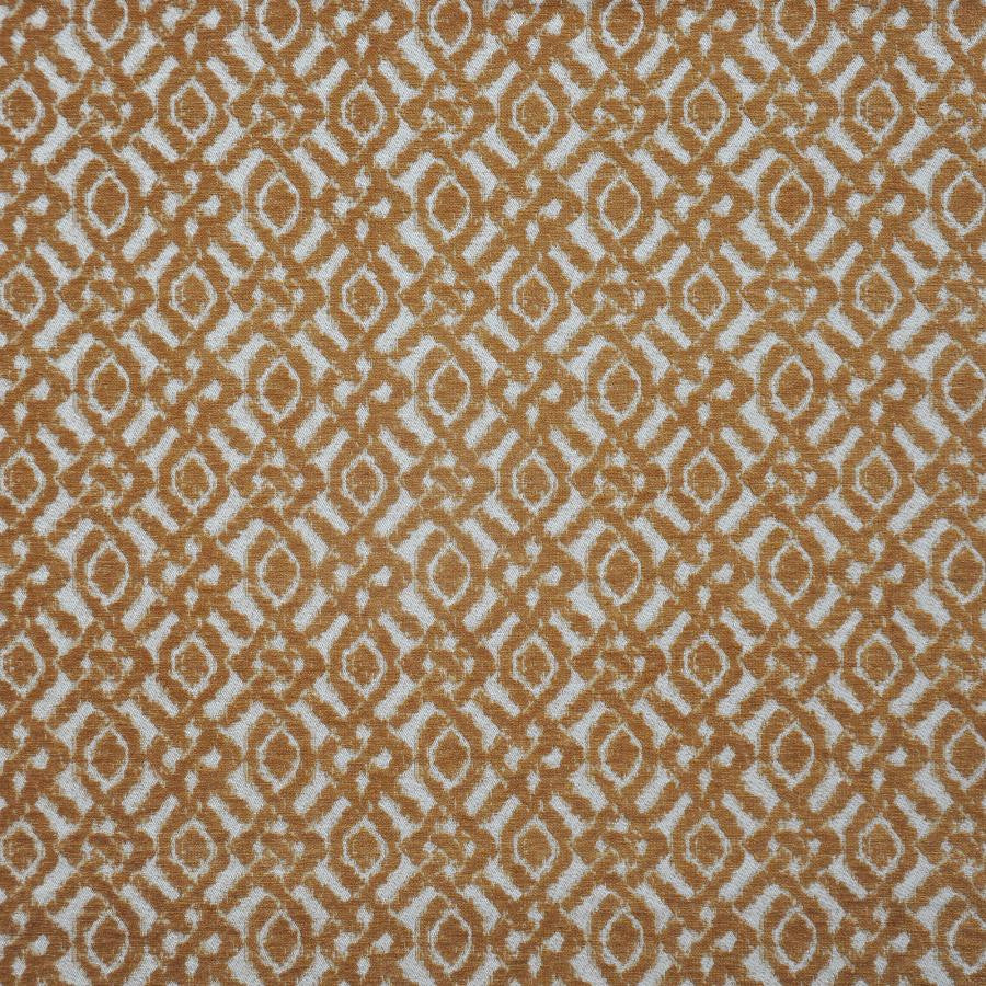 Yates # 809 Tangerine by Maxwell Designer Fabric Performance Wovens-Vol.Iv Boudoir 40% POLYESTER/23% VISCOSE 18% ACRYLIC/18% COTTON/1% LINEN TURKEY V-10.5"H-14" 54" - Swanky Fabrics -