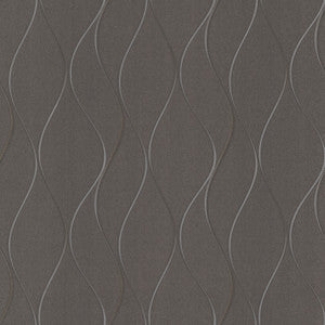 York Wallcoverings Wallpaper Wavy Stripe Black Metallic