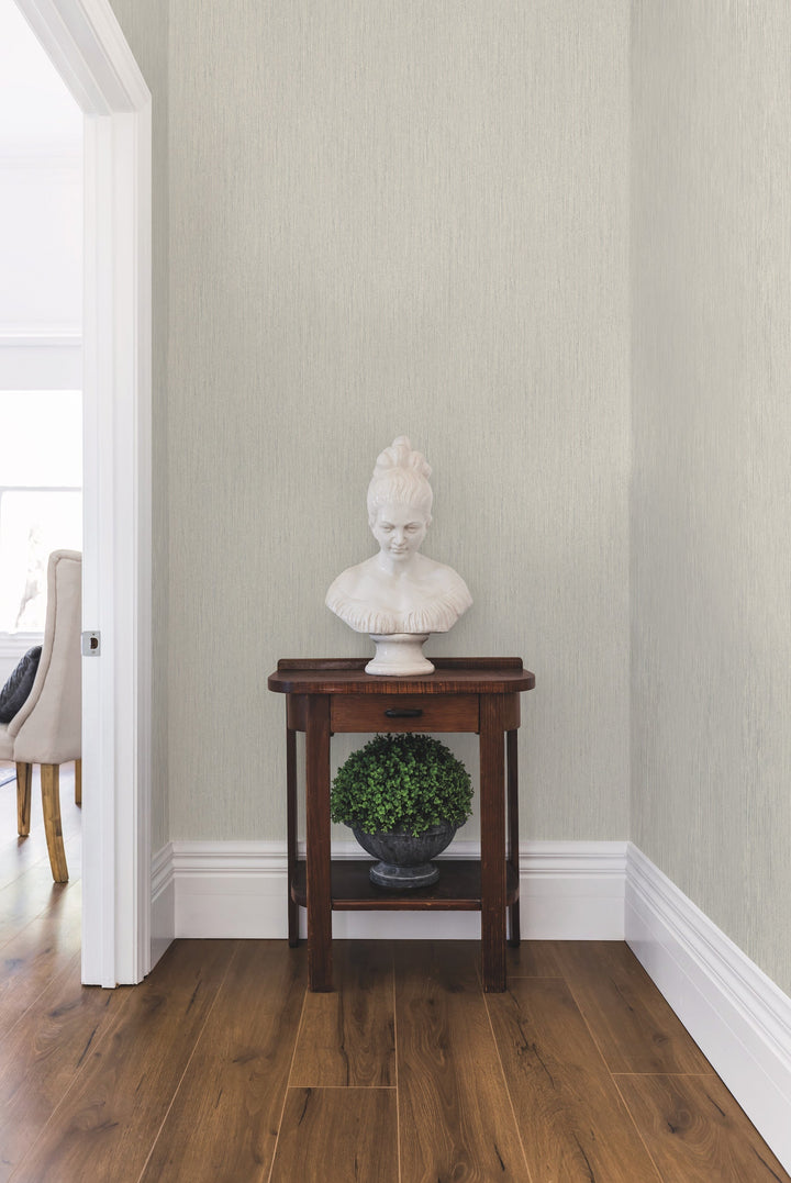 Seagrass Cream & Grey Wallpaper by York Wallcoverings Designer