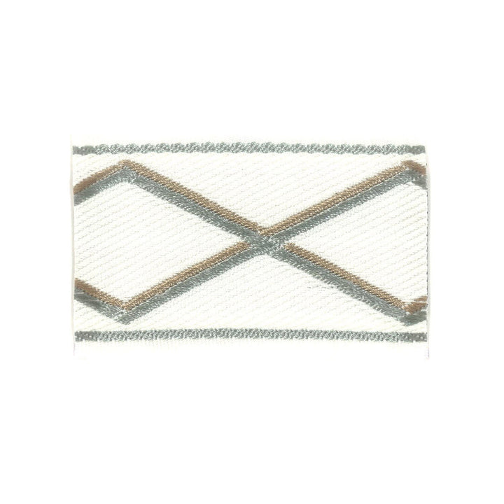 Yakima 6 Shoreline by Stout Designer Trim METROPOLITAN TRIM 52%SVI 48%POL CHINA Horizontal: 2.75 and Vertical: 0 2.25 in - Swanky Fabrics -