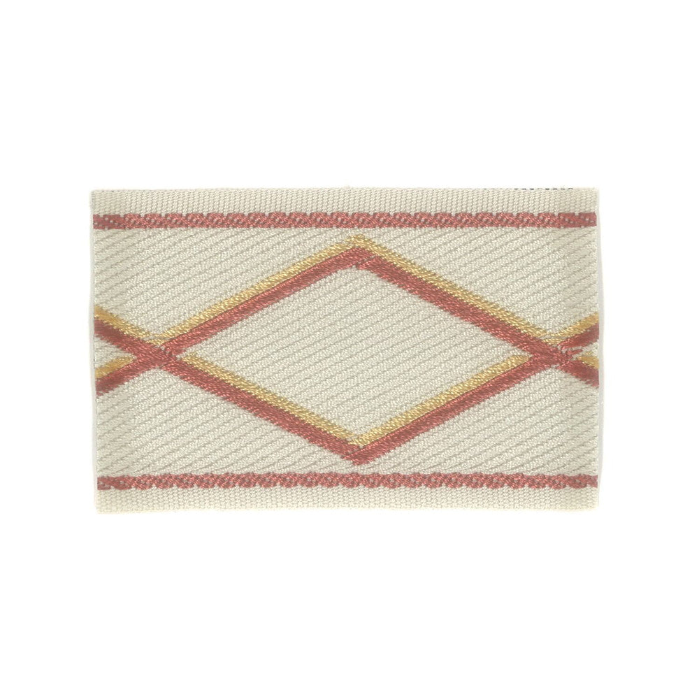 Yakima 7 Tile by Stout Designer Trim METROPOLITAN TRIM 52%SVI 48%POL CHINA Horizontal: 2.750 and Vertical: 0.000 2.25 in - Swanky Fabrics -
