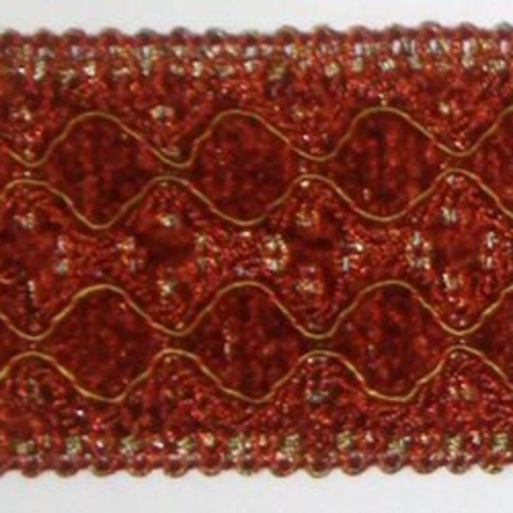 YF653X Cinnabar by Europatex Designer Fabric Palladian 50% Polyester, 50% Rayon 2.00 inches - Swanky Fabrics -