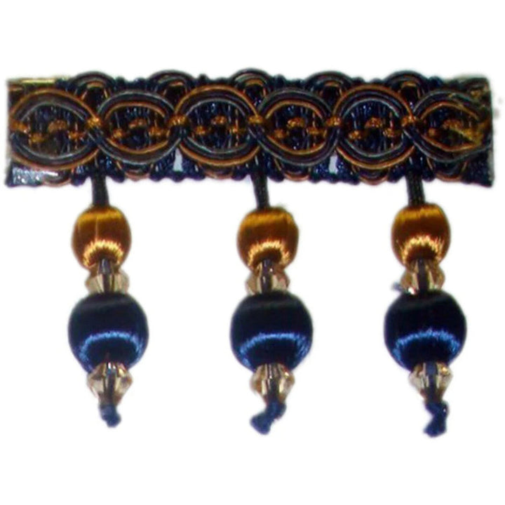 YF655 Ink by Europatex Designer Fabric Palladian 50% Polyester, 50% Rayon 3.00 inches - Swanky Fabrics -