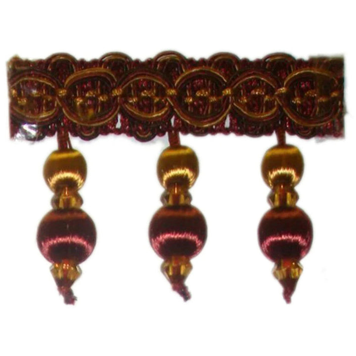 YF655 Nutmeg by Europatex Designer Fabric Palladian 50% Polyester, 50% Rayon 3.00 inches - Swanky Fabrics -