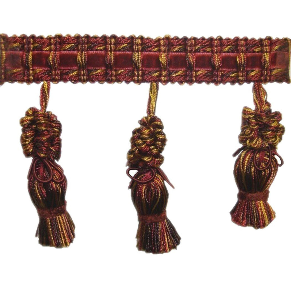 YF656B Nutmeg by Europatex Designer Fabric Palladian 50% Polyester, 50% Rayon 3.00 inches - Swanky Fabrics -