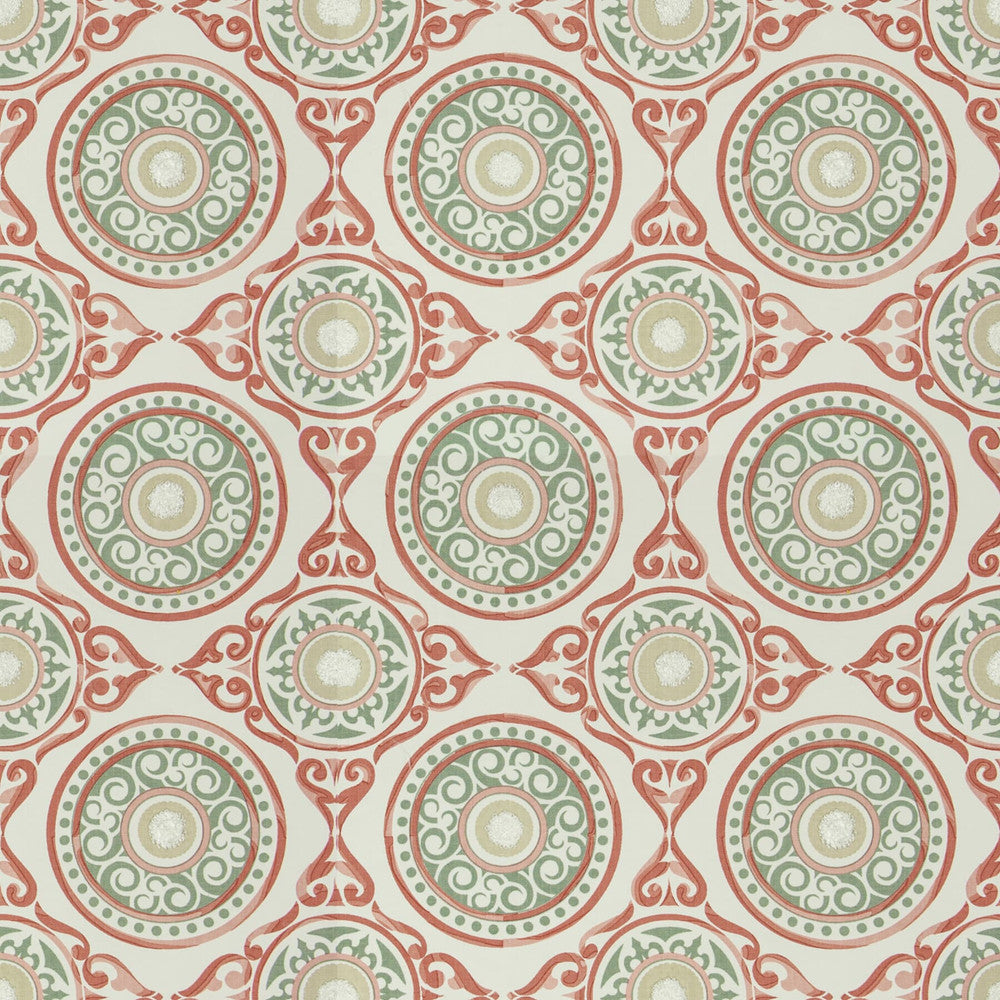 Yield 1 Coral by Stout Designer Fabric RAINBOW LIBRARY BERRY/CINNABAR 100%COT %VEMB INDIA WYZENBEEK 30 000 DOUBLE RUB WEAR TEST (HEAVY DUTY) </p><p>Repeat: 17.75 51 in - Swanky Fabrics -