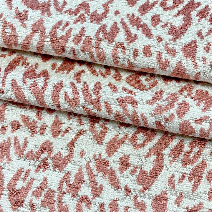 Yoden Pink by Magnolia Designer Fabric - 54% Vis, 31% Poly, 15% Cot India 30,000+ Horizontal: 14 and Vertical: 8.5 54 - Swanky Fabrics -