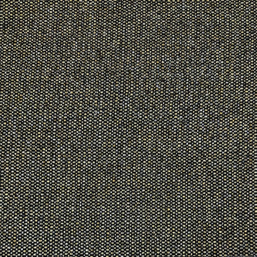Flaxa Yellow Black by Europatex Designer Fabric