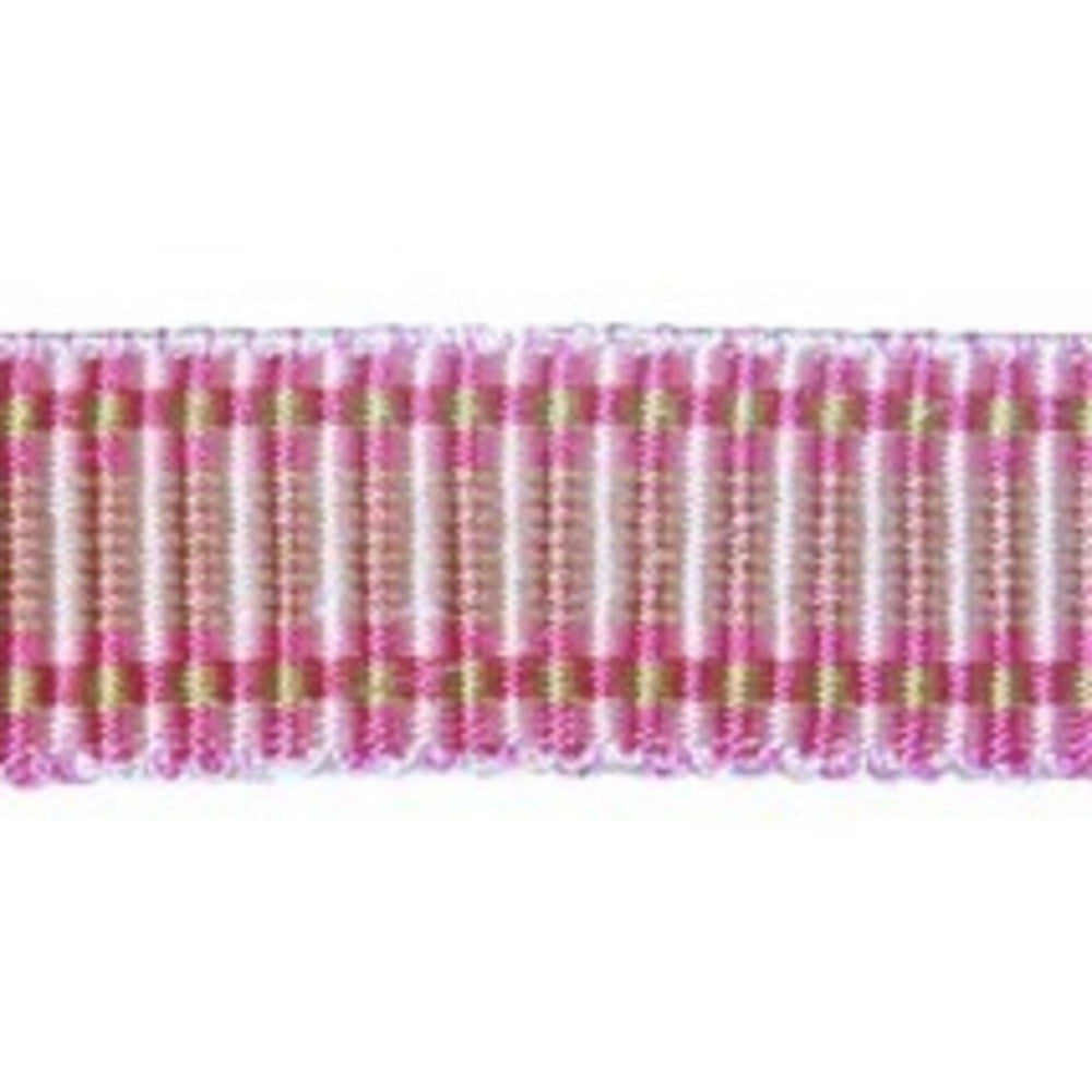 Yessi Fuchsia by Europatex Designer Fabric Club House 100% Polyester 1.00 inches - Swanky Fabrics -