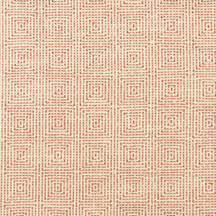 Ziggy 1 Tile by Stout Designer Fabric COMFORTABLE LIVING BLUSH/GINGER 72%COT 28%POL INDIA CATB 117-2013 WYZENBEEK 20 000 DOUBLE RUB WEAR TEST (HEAVY DUTY) Horizontal: 1.125 and Vertical: 1.000 55 in - Swanky Fabrics -