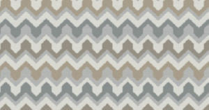 Ziggy Steel 12 by Norbar Designer Fabric DEL SOL 100% SOLUTION DYED ACRYLIC GERMANY 14 1/2"V 9 1/8"H 54 - Swanky Fabrics -