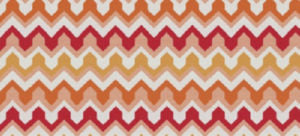 Ziggy Tangerine 30 by Norbar Designer Fabric DEL SOL 100% SOLUTION DYED ACRYLIC GERMANY 14 1/2"V 9 1/8"H 54 - Swanky Fabrics -