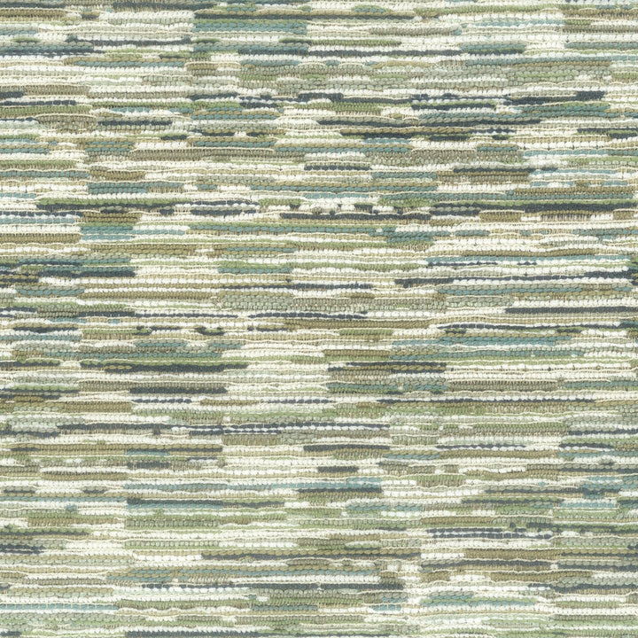 Zinnia 1 Caribbean by Stout Designer Fabric LIVING IS EASY SEASPRAY/LAGOON 56%POL 44%COT USA PERFORMANCE RATED FABRIC FLAME RETARDANT-U.F.A.C. CLASS 1 CATB 117-2013 WYZENBEEK 33 000 DOUBLE RUB WEAR TEST (HEAVY DUTY) Horizontal: 14.625 and Vertical: 15.25 55.75 in - Swanky Fabrics -