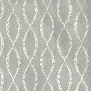 Zoo Silver by Norbar Designer Fabric 50% POLYESTER 50% RAYON INDIA 3"V 5"H 51 - Swanky Fabrics -