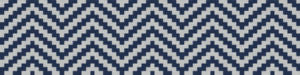 Zorro Navy 60 by Norbar Designer Fabric SUNTASTIC 100% POLYACRYLIC GERMANY 6 7/8"V 5 1/2"H 54 - Swanky Fabrics -