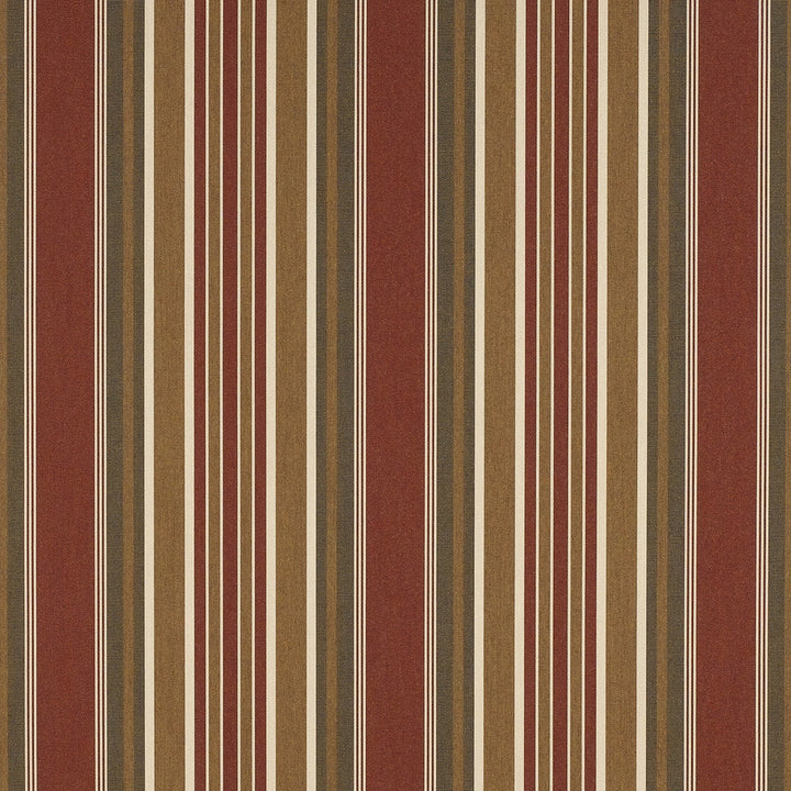 4813 Eastland Redwood by Sunbrella Designer Fabric Sunbrella Awning Stripes 100% Sunbrella® Acrylic USA or Imported 10-Year Horizontal: and Vertical: 46 in. - Swanky Fabrics -