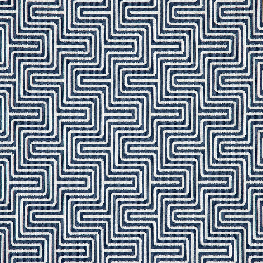 Figure Indigo 145868-0006 by Sunbrella Designer Fabric 100% Sunbrella® Acrylic 27500 Horizontal: 3.5 in. and Vertical: 9.67 in. 54 in. - Swanky Fabrics -