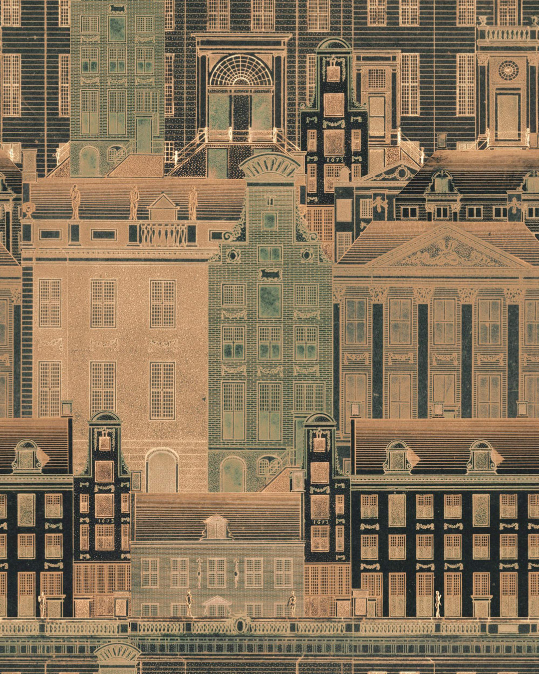 Amsterdam Orange wallpaper by Mind the Gap (WP20210), swatch