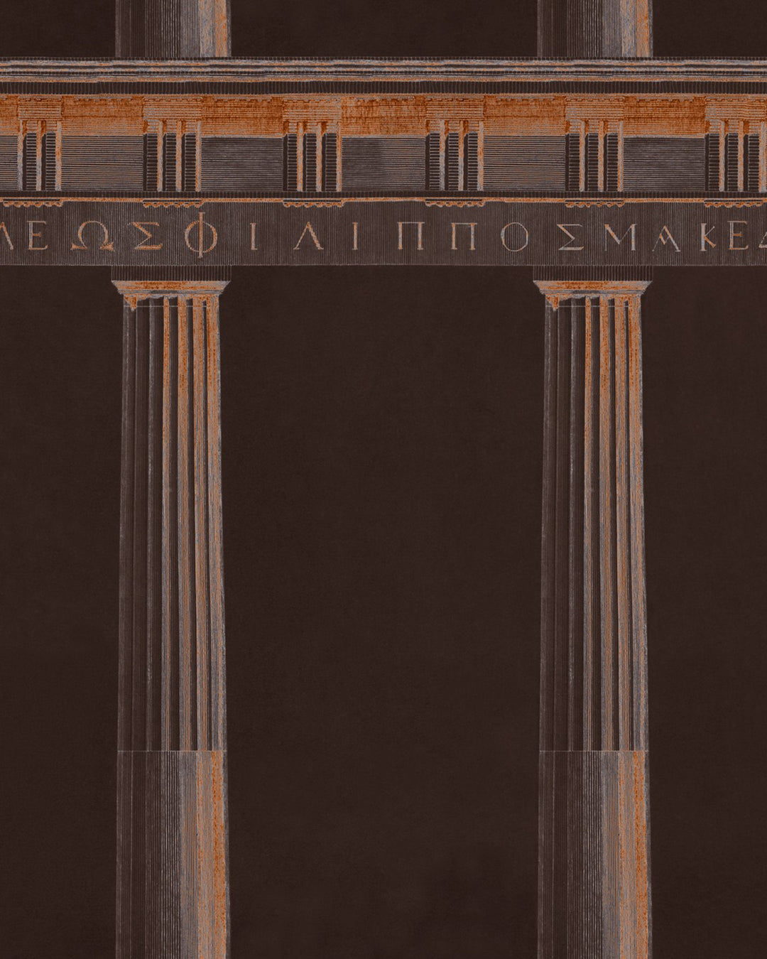 Athena Copper wallpaper by Mind the Gap (WP20213), swatch