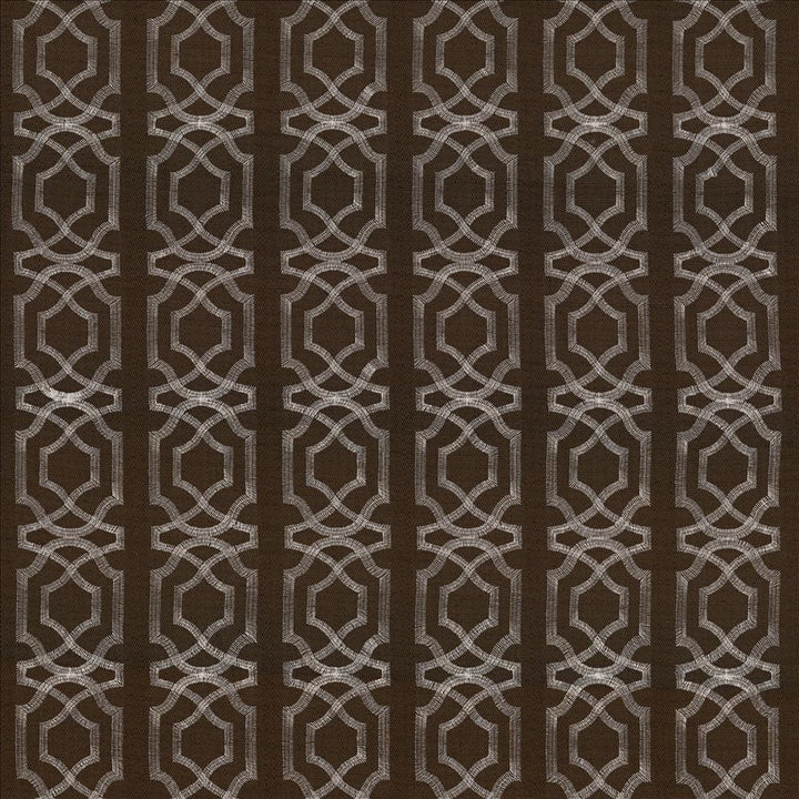 Abacot Chocolate by Kasmir Designer Fabric 5068 100% Polyester
Embroidery
100% Polyester
 CHINA Not Tested </p><p>Repeat: Horizontal: 3 4/8 inches and Vertical: 3 6/8 inches 55 - Swanky Fabrics -