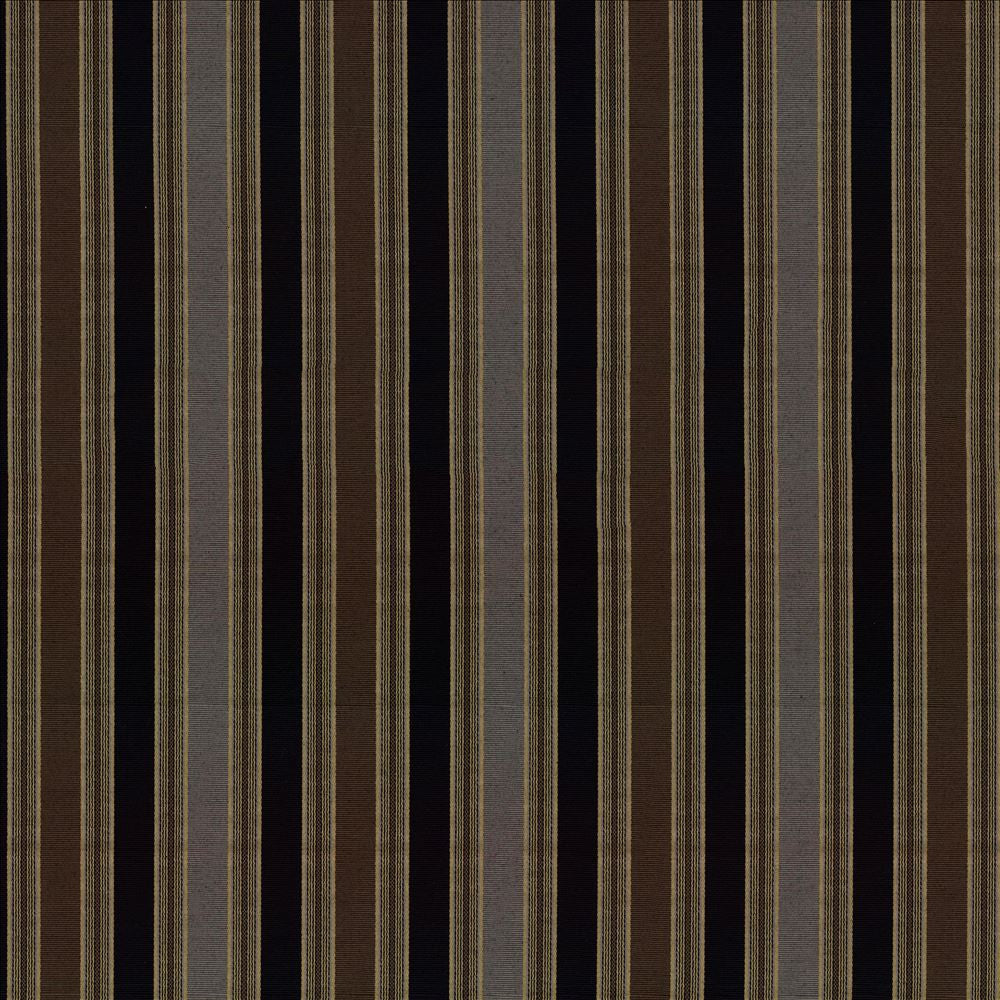 Abbot Stripe Jet by Kasmir Designer Fabric 5067 56% Cotton 44% Polyester TAIWAN 30,000 Wyzenbeek Double Rubs Horizontal: 6 7/8 inches and Vertical: 0 Inches 54 - 55 - Swanky Fabrics -