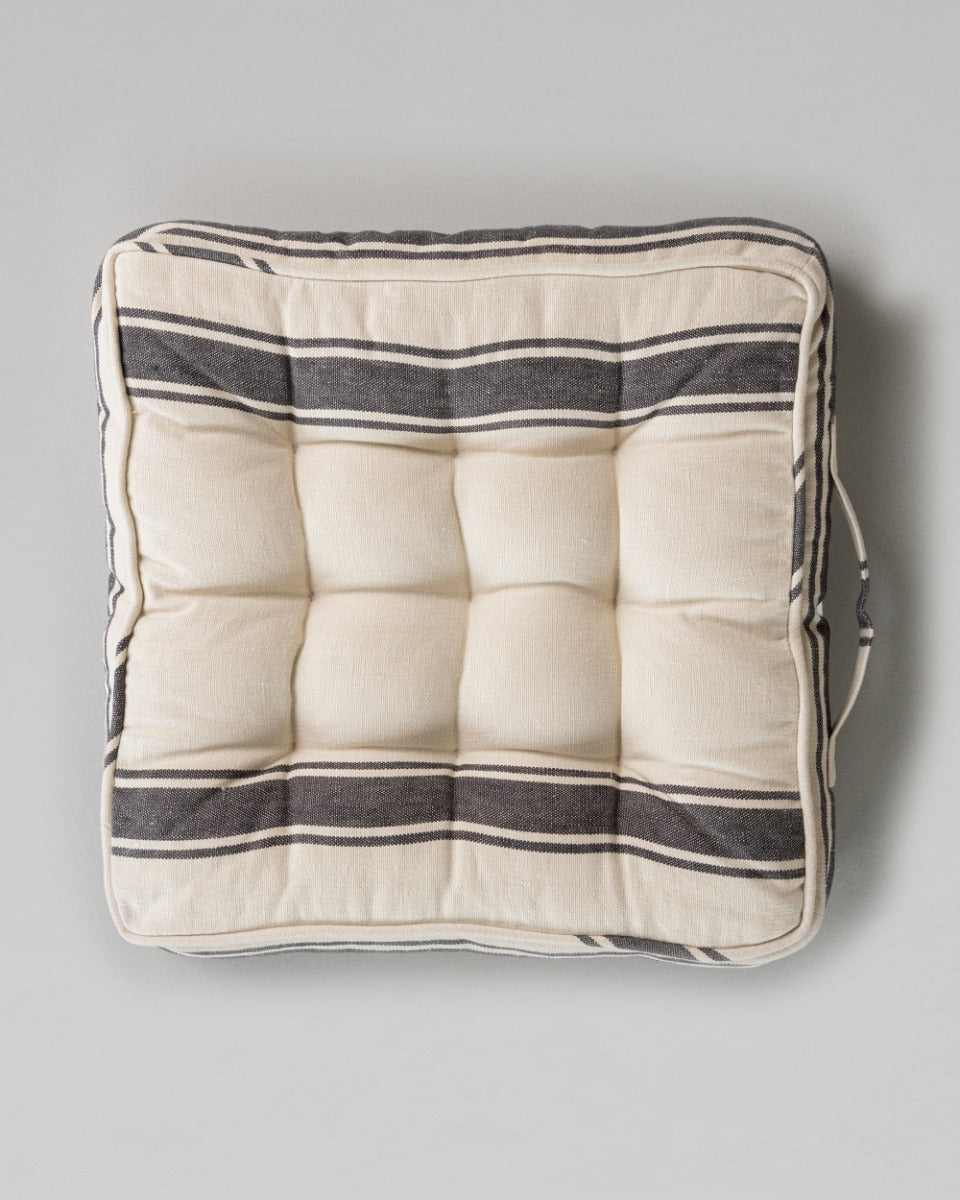 Hajdu Stripe linen Chair pillow by Mind the Gap (AC00020), front