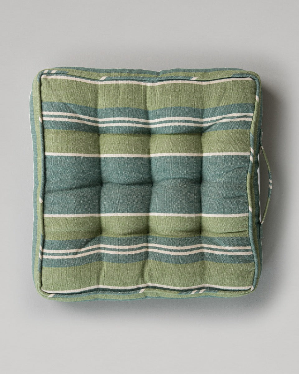 Szepviz Stripe linen Chair pillow by Mind the Gap (AC00021), front