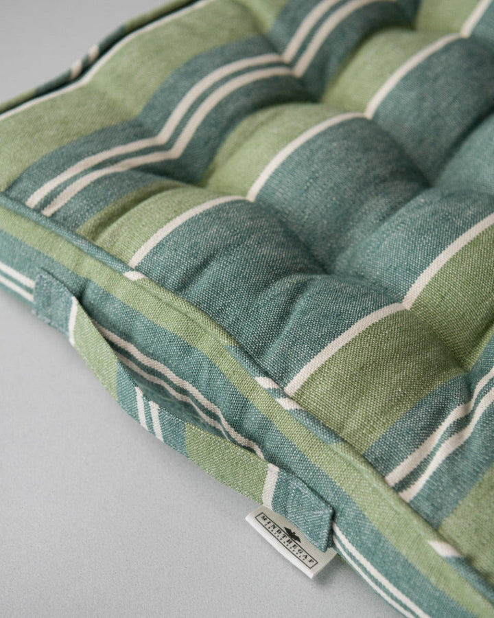 Szepviz Stripe linen Chair pillow by Mind the Gap (AC00021), view 2