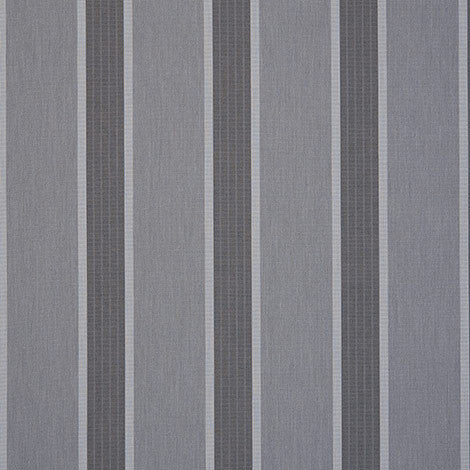 D108 Manosque Dark Grey by Sunbrella Designer Fabric Dickson North American Collection - Stripes 100% Solution Dyed Acrylic USA or Imported 10-Year Horizontal: and Vertical: 47 in. - Swanky Fabrics -