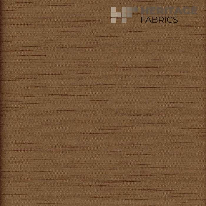 Ace Chestnut by Heritage Designer Fabric - 100% Polyester India Horizontal: N/A and Vertical: N/A 54" - Swanky Fabrics -