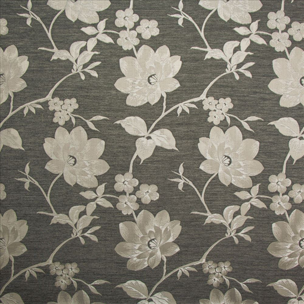Addie Raven by Kasmir Designer Fabric 1462 67% Polyester
33% Cotton
 INDIA 25,000 Wyzenbeek Double Rubs </p><p>Repeat: Horizontal: 13 6/8 inches and Vertical: 14 4/8 inches 54 - Swanky Fabrics -