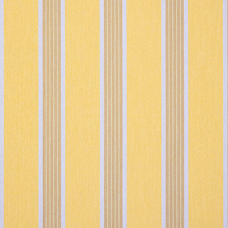 D107 Manosque Yellow by Sunbrella Designer Fabric Dickson North American Collection - Stripes 100% Solution Dyed Acrylic USA or Imported 10-Year Horizontal: and Vertical: 47 in. - Swanky Fabrics -