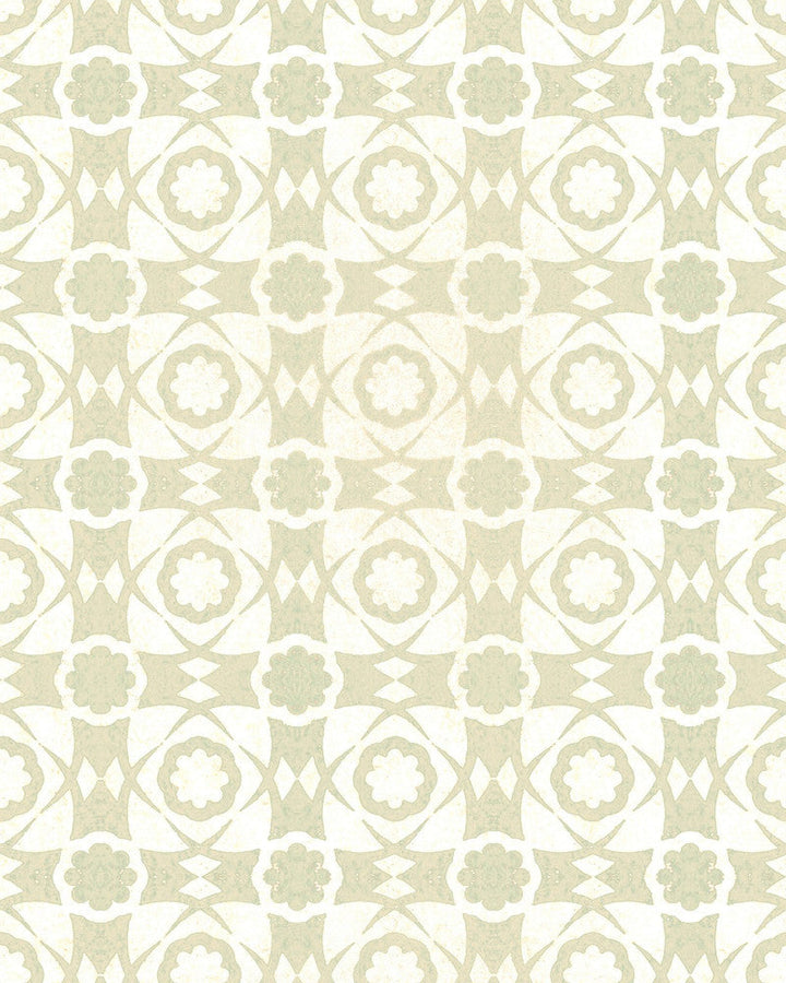 Aegean Tiles Seacrest Wallpaper by Mind the Gap Designer Wallpaper SUNDANCE VILLA Satin Matte Made in Europe Paste the wall 1 roll x 20.5 x 10.9 yards - Swanky Fabrics -