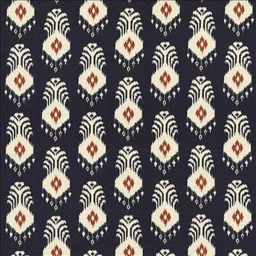 Agazzi Indigo by Kasmir Designer Fabric 1436 100% Cotton INDONESIA 15,000 Wyzenbeek Double Rubs H: 9 inches, V: 9 inches 54 - 55 - Swanky Fabrics - Kasmir