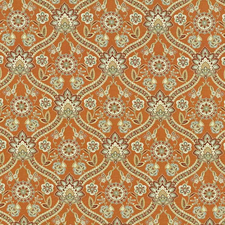 Albergo Spice by Kasmir Designer Fabric 5106 55% Linen
45% Rayon
 CHINA 12,000 Wyzenbeek Double Rubs </p><p>Repeat: Horizontal: 13 4/8 inches and Vertical: 13 2/8 inches 54 - 55 - Swanky Fabrics -
