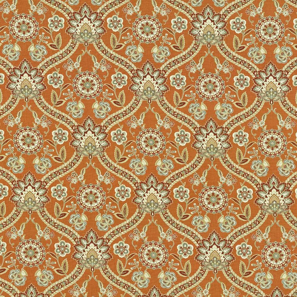 Albergo Spice by Kasmir Designer Fabric 5106 55% Linen
45% Rayon
 CHINA 12,000 Wyzenbeek Double Rubs </p><p>Repeat: Horizontal: 13 4/8 inches and Vertical: 13 2/8 inches 54 - 55 - Swanky Fabrics -