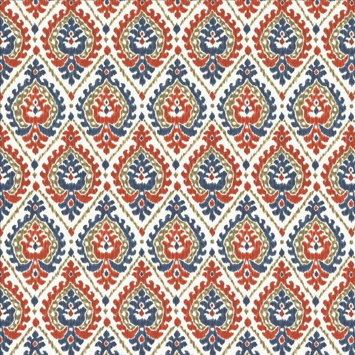 Alluring Americana by Kasmir Designer Fabric 1468 100% Cotton
 SPAIN </p><p>Repeat: Horizontal: 6 6/8 inches and Vertical: 13 4/8 inches 54 - Swanky Fabrics -