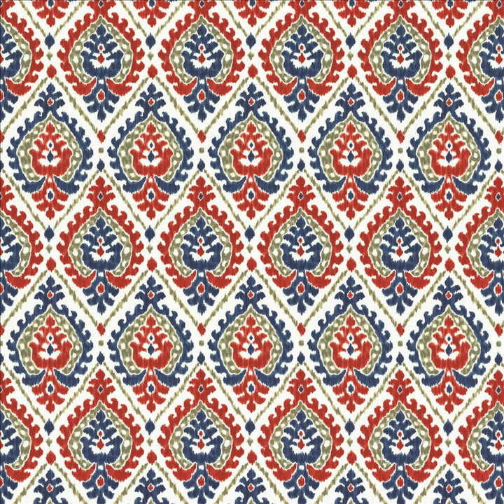 Alluring Americana by Kasmir Designer Fabric 1468 100% Cotton
 SPAIN 30,000 Wyzenbeek Double Rubs </p><p>Repeat: Horizontal: 6 6/8 inches and Vertical: 13 4/8 inches 54 - Swanky Fabrics -