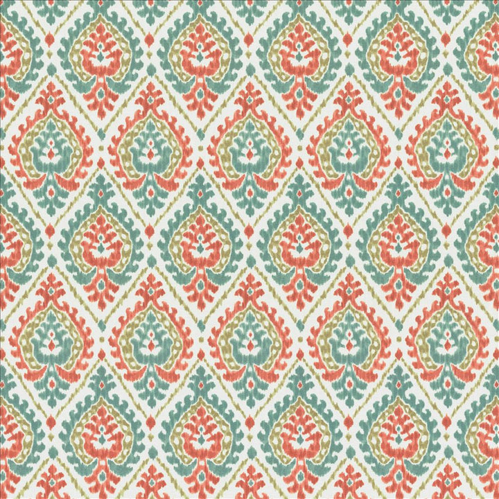 Alluring Coral by Kasmir Designer Fabric 1468 100% Cotton
 SPAIN 30,000 Wyzenbeek Double Rubs </p><p>Repeat: Horizontal: 6 6/8 inches and Vertical: 13 4/8 inches 54 - Swanky Fabrics -
