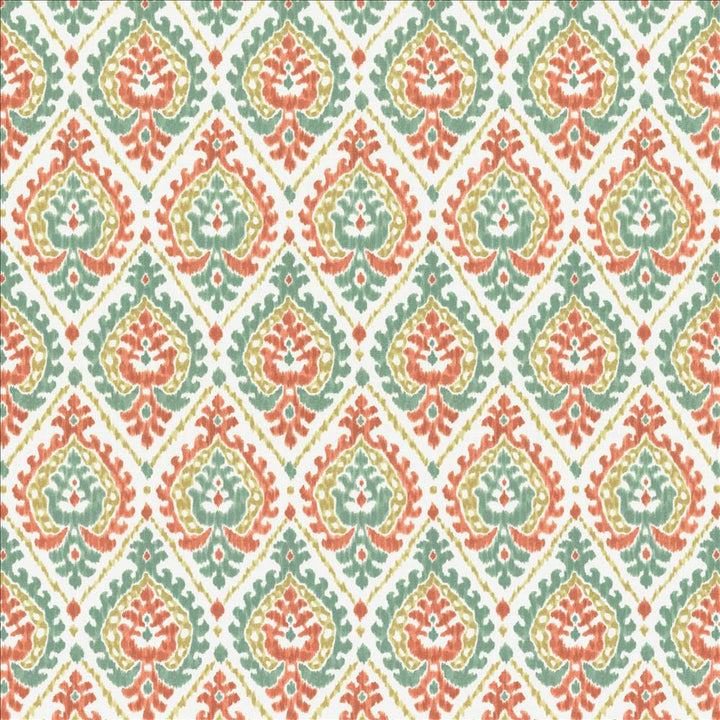 Alluring Coral by Kasmir Designer Fabric 1468 100% Cotton
 SPAIN </p><p>Repeat: Horizontal: 6 6/8 inches and Vertical: 13 4/8 inches 54 - Swanky Fabrics -