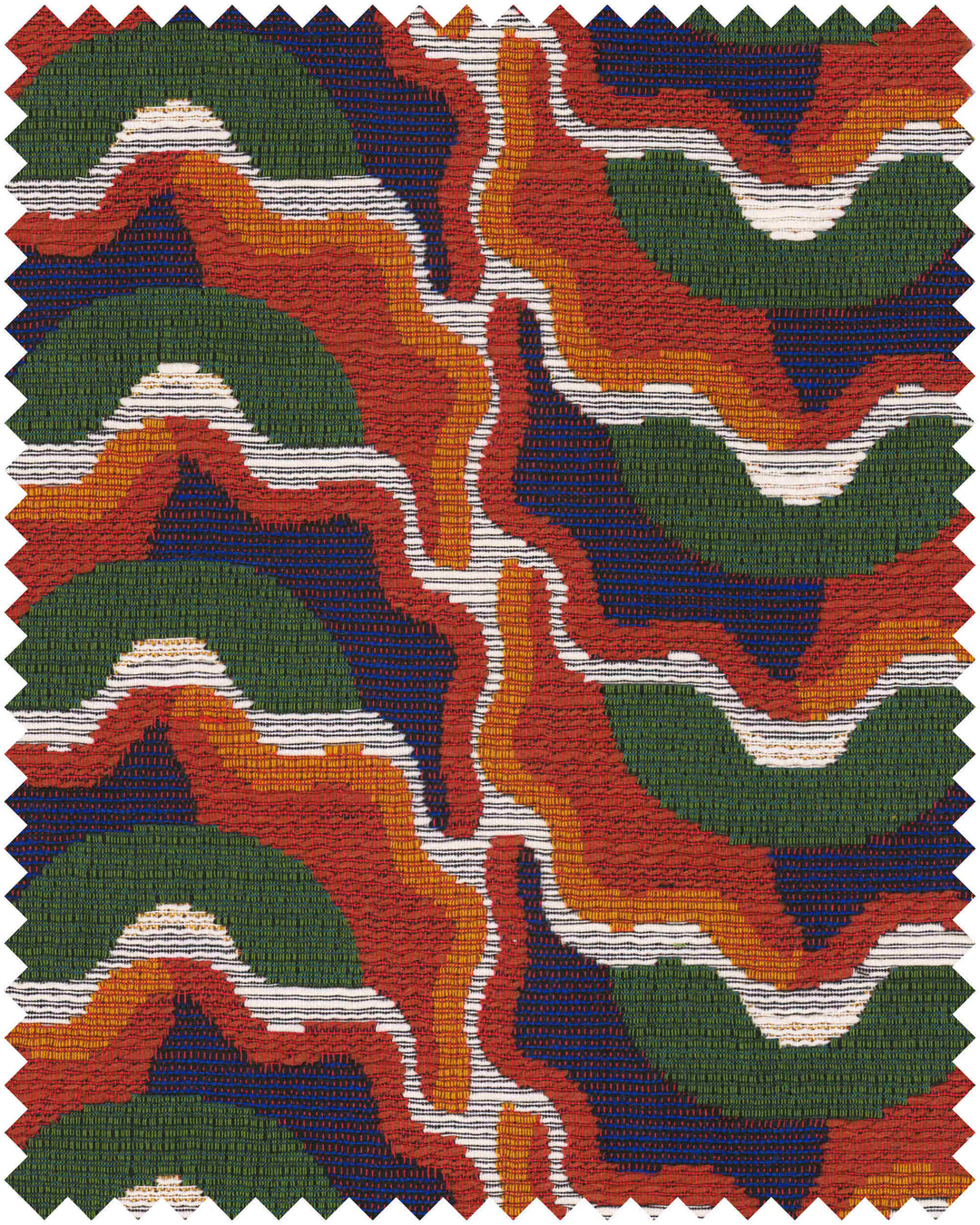 ALMA Woven Fabric (FB00189) by Mind The Gap | FB00189 | TRANSYLVANIAN RHAPSODY | Taupe, Blue, Green, Orange, Red | Meter | 145(±5%)x100 | (W)37 x (L)24.5cm / (W)14.5 x (L)9.6 in | Tumble Wash | 29% Cotton, 33% Acrylic, Other Fibers | Fabric Carolina | https://www.fabriccarolina.com/