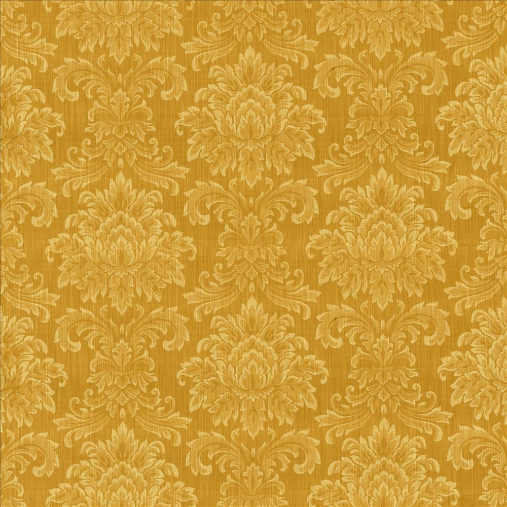 Altamonte Gold by Kasmir Designer Fabric 1434 100% Cotton USA 33,000 Wyzenbeek Double Rubs Horizontal: 27 inches and Vertical: 27 inches 54 - Swanky Fabrics -
