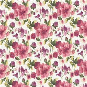 Kasmir Fabric Ambrose Garden Raspberry