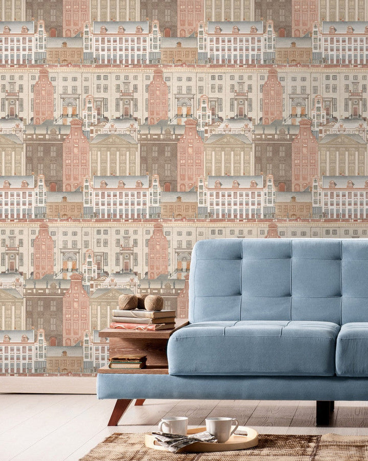 Amsterdam by Mind the Gap Designer Wallpaper PREMIUM DESIGNER WALLPAPER COLLECTION Non-woven Made in Europe Paste the wall 3 rolls x 20.5 x 3.25 yards - Swanky Fabrics -
