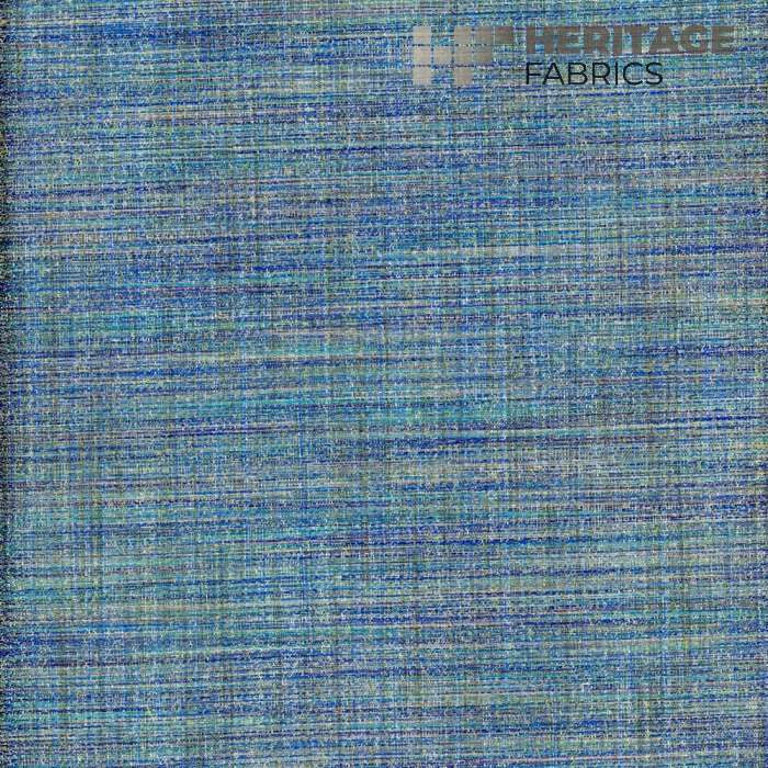 Analise Blue Lagoon by Heritage Designer Fabric - 100% Polyester India Horizontal: N/A and Vertical: N/A 54" - Swanky Fabrics -