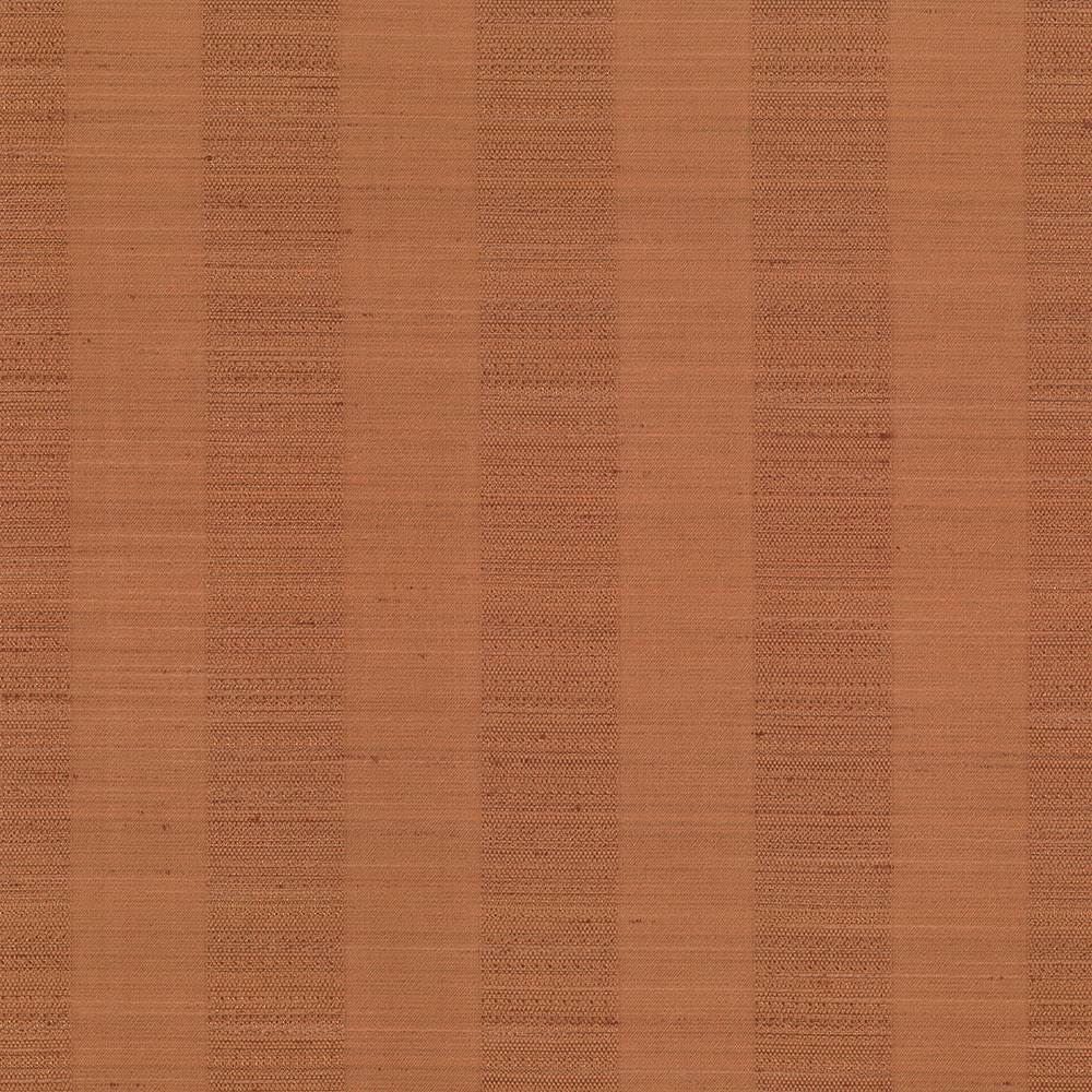 Anantara Stripe Burnt Orange by Kasmir Designer Fabric 5059 100% Polyester INDIA 30,000 Wyzenbeek Double Rubs Horizontal: 2 6/8 inches and Vertical: 0 Inches 55 - 56 - Swanky Fabrics -