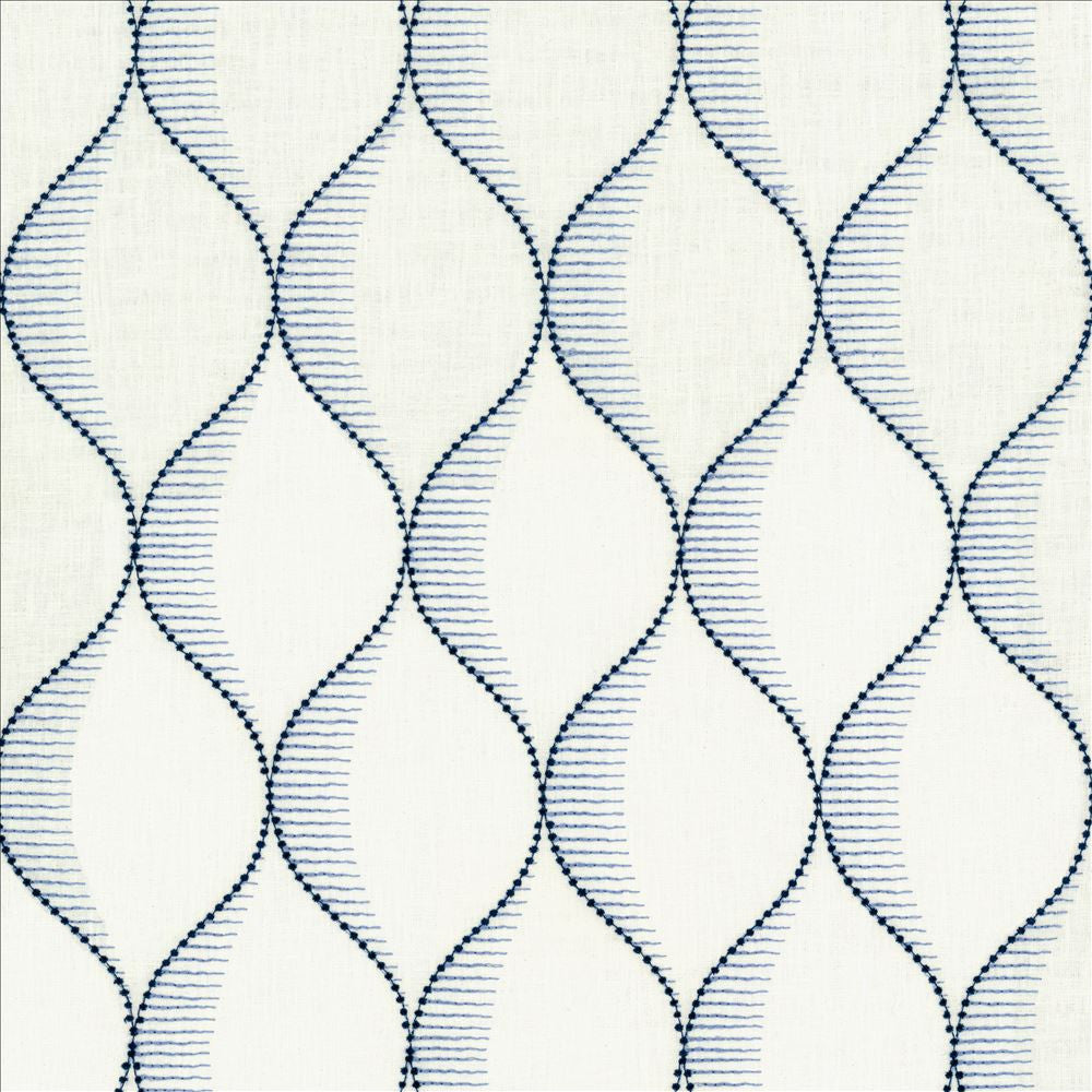 Anticipate Navy by Kasmir Designer Fabric 1463 55% Cotton
20% Polyester
20% Rayon
5% Linen
 INDIA </p><p>Repeat: Horizontal: 4 2/8 inches and Vertical: 7 6/8 inches 54 - Swanky Fabrics -